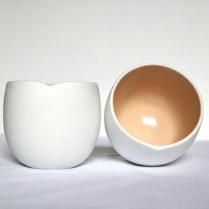 Set of 2 Nespresso Origin Grun Lungo Coffee Cups 270 ml India Mahdavi Porcelain